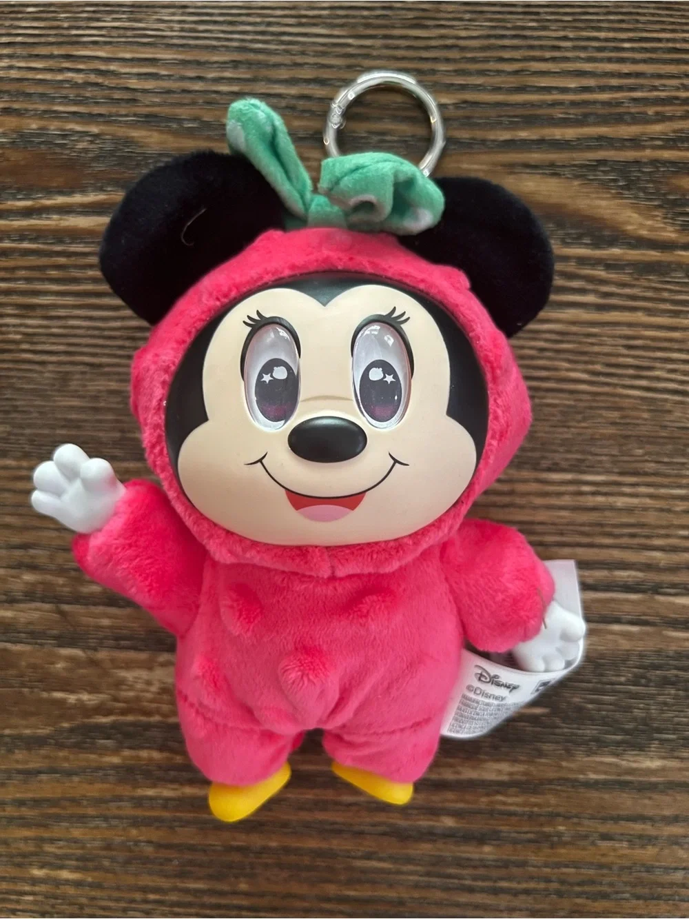 Disney Fresh Picked Minnie Mouse Vinyl Plush keychain NEW